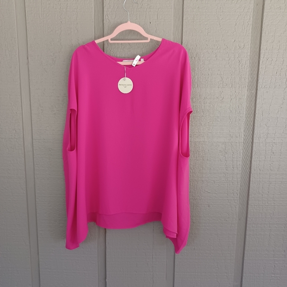 Patrizia Luca Oversize Tunic Top Size OS One Size Women Pull On - Picture 1 of 16